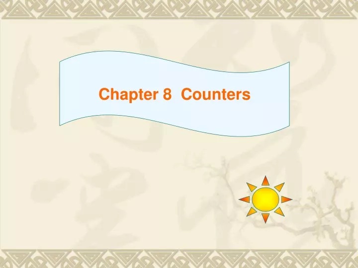 chapter 8 counters