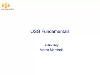 OSG Fundamentals
