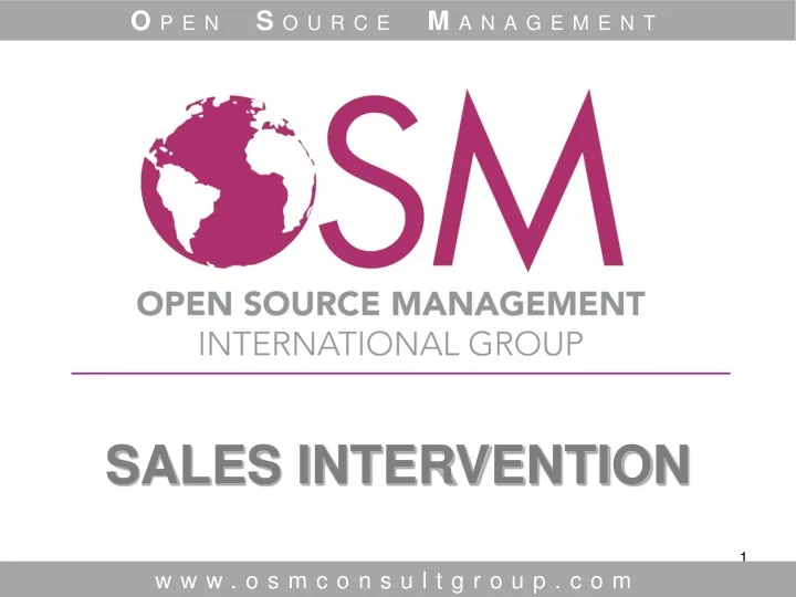 sales intervention
