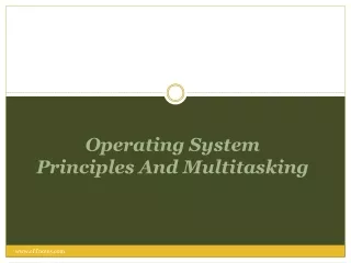 Operating System  Principles And Multitasking