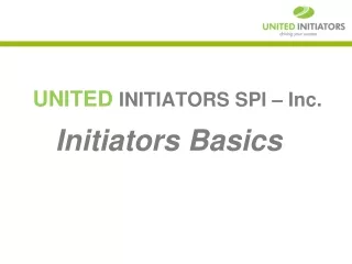 UNITED  INITIATORS SPI – Inc.
