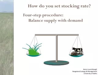 How do you set stocking rate?