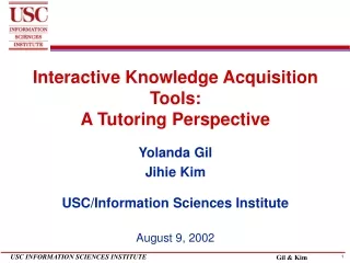 Interactive Knowledge Acquisition Tools: A Tutoring Perspective