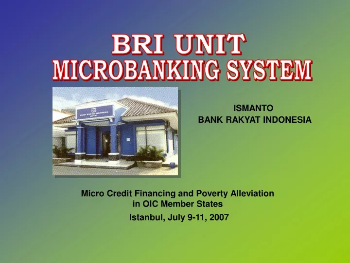 bri unit