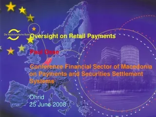 Oversight on Retail Payments
