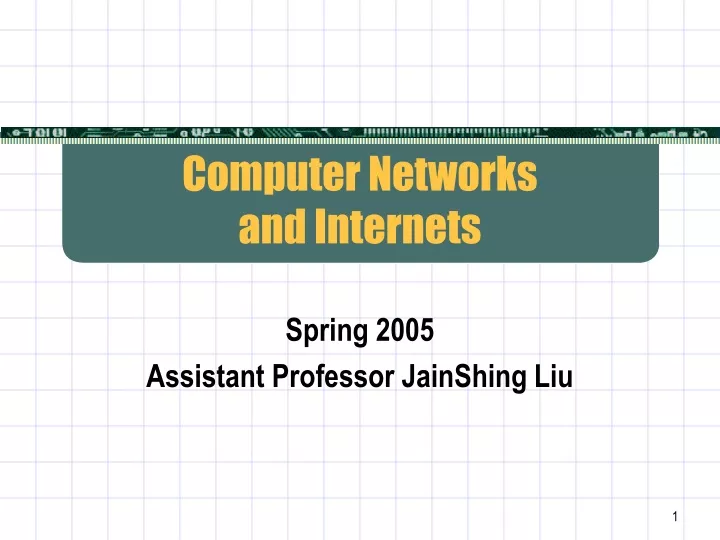 computer networks and internets