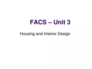 FACS – Unit 3