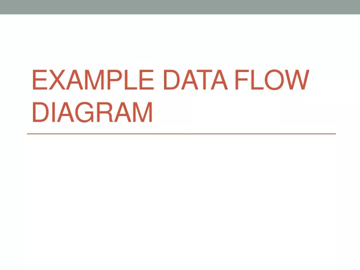 example data flow diagram