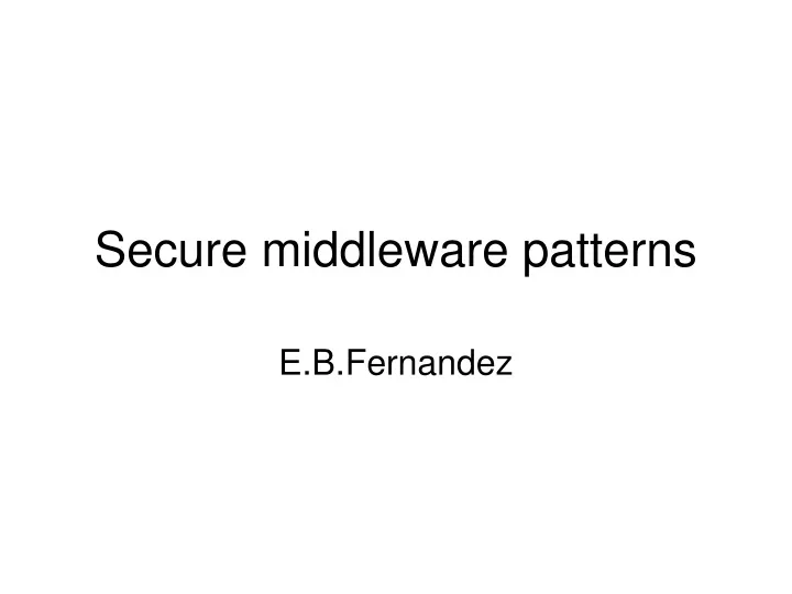secure middleware patterns