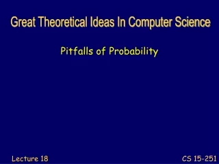 Pitfalls of Probability