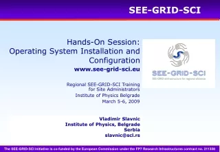 Hands-On Session: Operating System Installation and Configuration