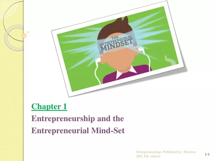chapter 1 entrepreneurship and the entrepreneurial mind set