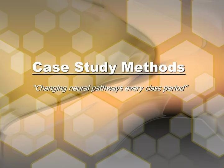 case study methods