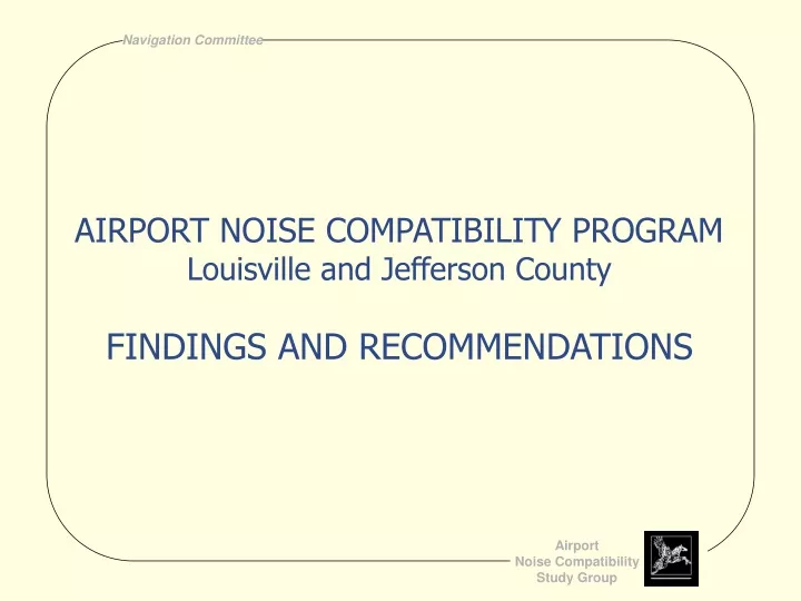 airport noise compatibility program louisville