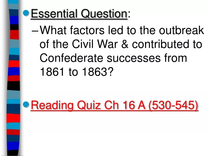 essential question what factors