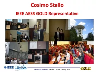 Cosimo Stallo IEEE AESS GOLD Representative