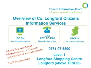 Overview of Co. Longford Citizens Information Services