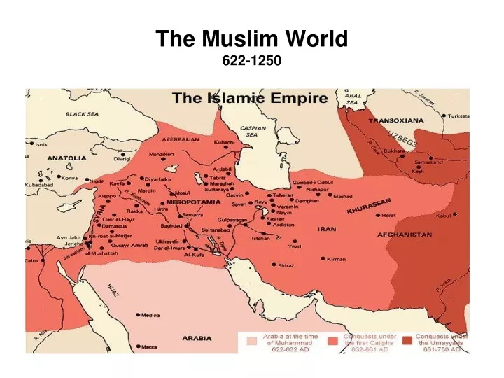 the muslim world 622 1250