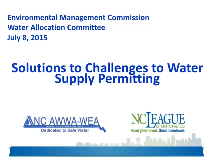 environmental management commission water