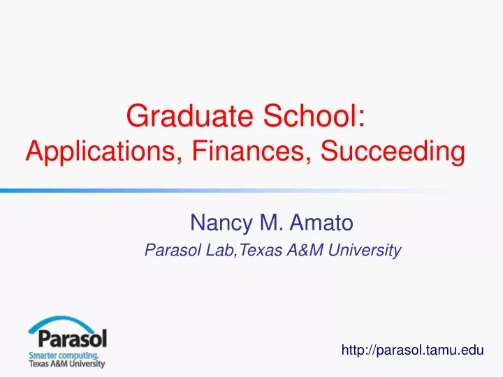 graduate school applications finances succeeding