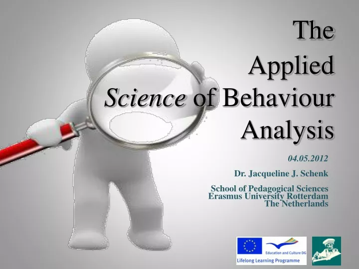 the applied science of behaviour analysis