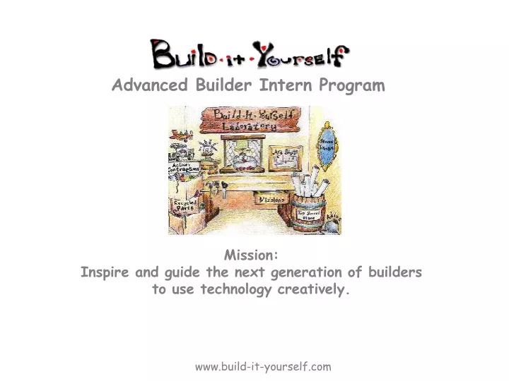 advanced builder intern program