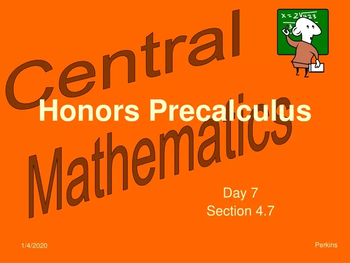 honors precalculus