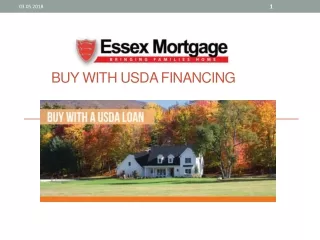 BUY WITH USDA FINANCING