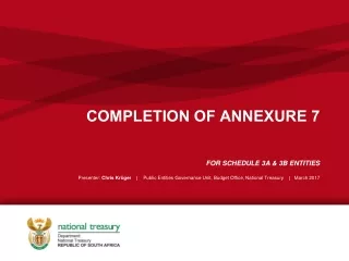 COMPLETION OF ANNEXURE 7