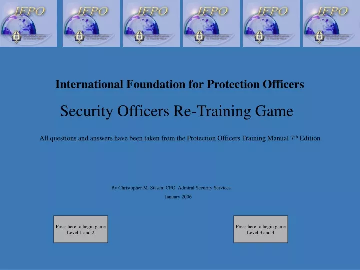 international foundation for protection officers