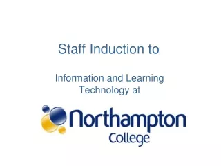 Staff Induction to