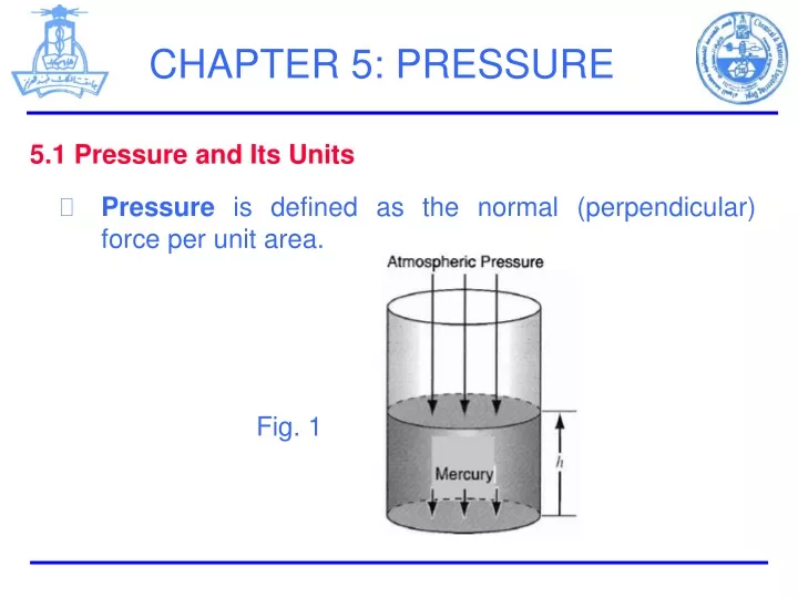 chapter 5 pressure