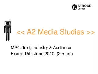 &lt;&lt; A2 Media Studies &gt;&gt;