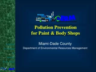 Pollution Prevention for Paint &amp; Body Shops