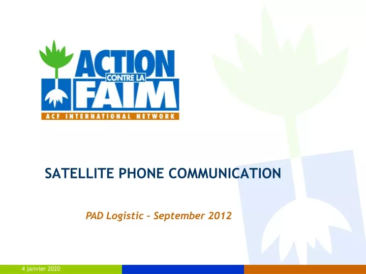 satellite phone communication