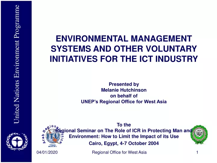 environmental management systems and other