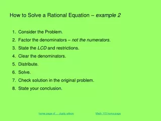How to Solve a Rational Equation –  example 2