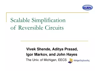 Scalable Simplification  of Reversible Circuits