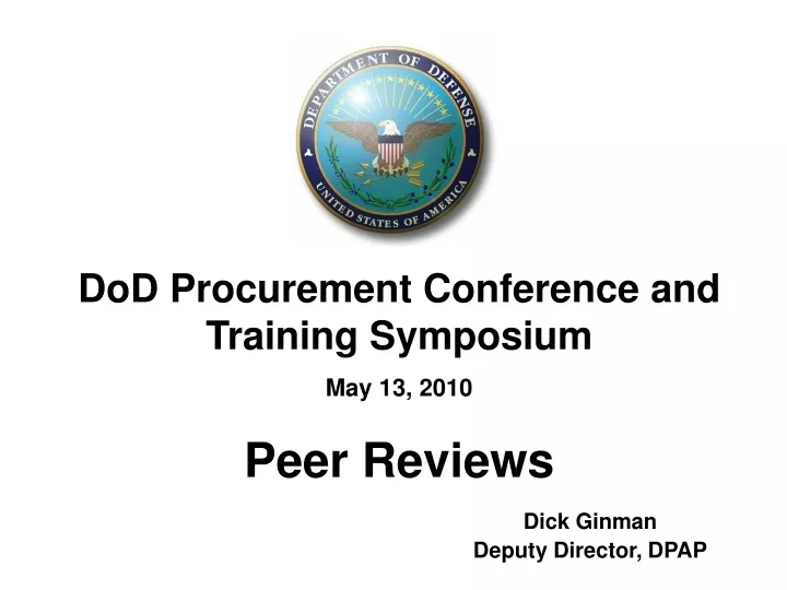 dod procurement conference and training symposium