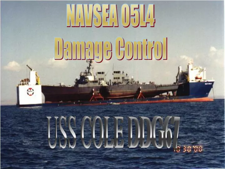 navsea 05l4 damage control