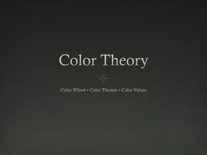 color theory