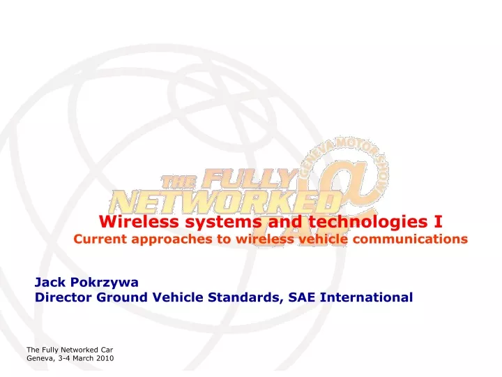 wireless systems and technologies i current