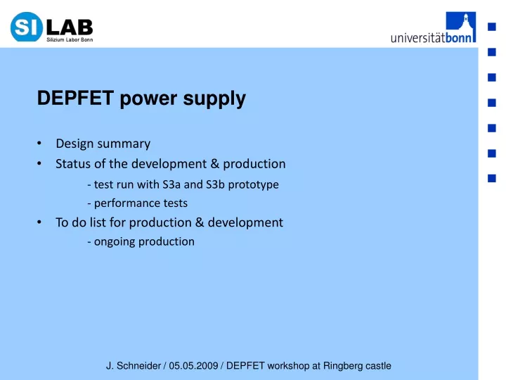 depfet power supply