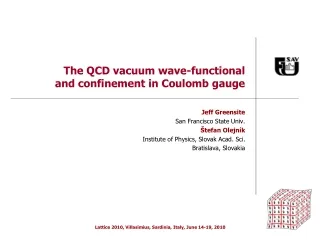 The QCD vacuum wave-functional  and confinement in Coulomb gauge