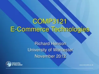 COMP3121  E-Commerce Technologies