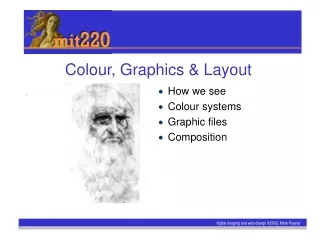Colour, Graphics &amp; Layout