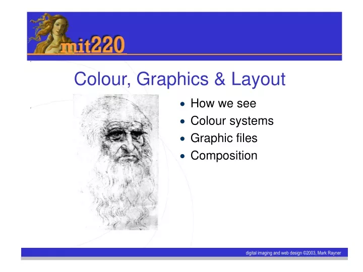 colour graphics layout