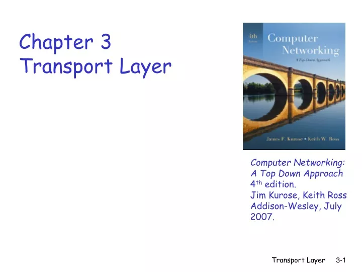 chapter 3 transport layer