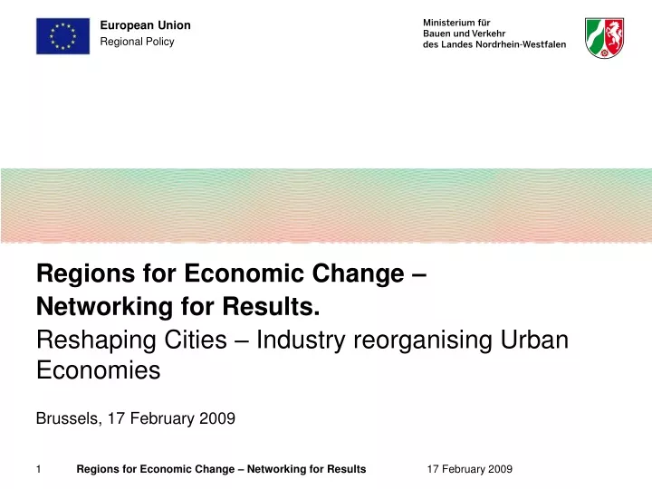 regions for economic change networking