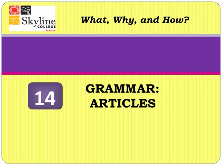 grammar articles